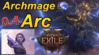 Path of Exile 2 [0.4] Screen Clear Archmage Arc Full Build (Better Than Spark!)