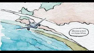 Comic Page Speedpaint Illustration - Procreate Rough Ink and Dual Watercolor Brush Demo