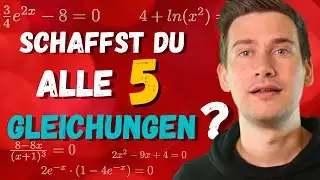MATHE ABI: Meistere diese 5 Gleichungen | How to Mathe Abi 2024