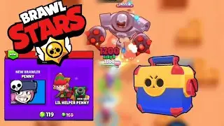 Brawl Stars - *NEW* Boss Fight Mode + Lil Helper Penny + Mega Box Opening