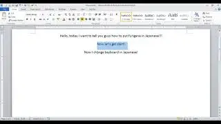 How to put Furigana in Japanese in Word 2010