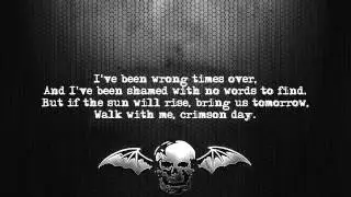 Avenged Sevenfold - Crimson Day [Lyrics on screen] [Full HD]