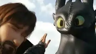 Toothless Saving Hiccup Scene - HOW TO TRAIN YOUR DRAGON HOMECOMING