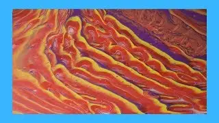 Acrylic Pouring for Beginners | Fluid Art [ MY FIRST VIDEO ]