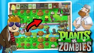 Plant Vs Zombies PC Gameplay - Crazy Dave Challenge - Torch wood, Melon-pult, Sunflower