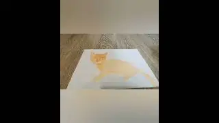рисование нашего рыжего котика❤️😻🐾🎨