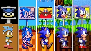 Sonic Stage Clear in Every Sonic the Hedgehog Version 1991!