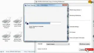 Epson L3115 Power ink Flushing tutorial