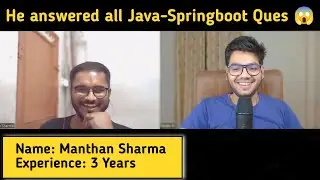 Java Spring Boot 3 Years Interview Experience 🔥