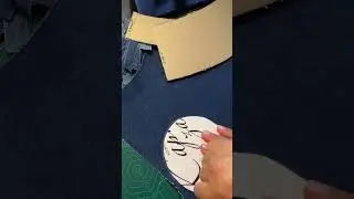 Вырезаю дно для панамке