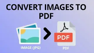How to convert picture to pdf file in mobile, laptop