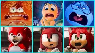 Sonic The Hedgehog Movie INSIDE OUT 2 TIKTOKS vs RED SONIC Uh Meow All Designs Compilation