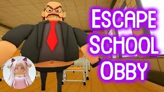 Escape School Obby! - Roblox Obby School Break Gameplay Walkthrough No Death [4K]