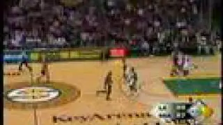 Kobe Bryant 21 points 10 assists vs Sonics 2007-08