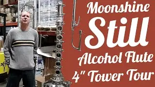 Moonshine Still Alcohol Flute 4" Tower Tour