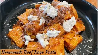 Homemade Beef Ragu Pasta