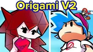 Friday Night Funkin' VS Paper Mario: The Origami King V2 FULL WEEK (FNF Mod) Enjoy 😉🎤💖👍