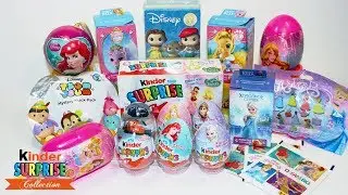 20 Киндер Сюрпризов!ДИСНЕЙ МИКС! Funko Mystery Minis,TSUM TSUM, Sweetbox, Киндер Тачки 3, Принцессы