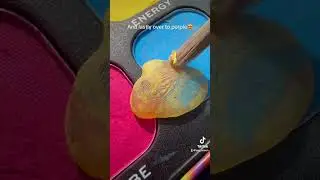 Making a rainbow droplet🥰🌈