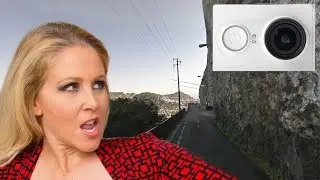 Xiaomi Yi Sport - Video Test. Helmet Action Camera Driving through Capri Island Italy 2018