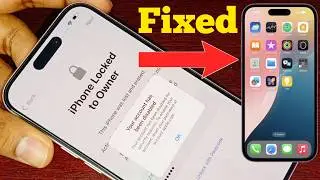 Remove iPhone iCloud 2026 Without Previous Owner🔓Fixed iPhone Locked To Owner✅️