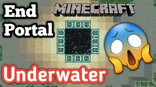 Minecraft : I made an END PORTAL under water (not clickbait)