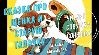 Наталья Абрамцева   Сказка про щенка и старую тапочку