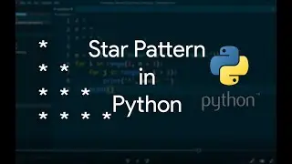 Printing Patterns in Python | Print stars '*' in Right Angled Triangle Shape | Star Patterns