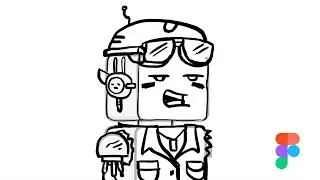 Vectorizing a Roboto Fighter