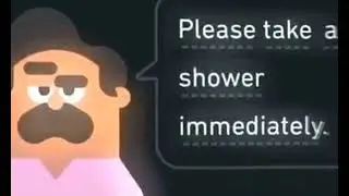 Please take a shower immediately.