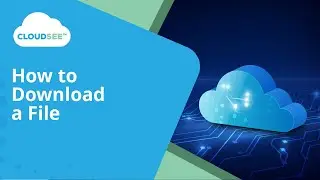 CloudSee Drive:  How to Download a File