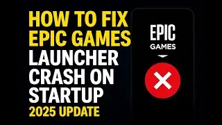 How to Fix Epic Games Launcher Crash on Startup (2025 Update)