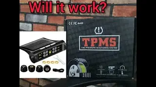 Aftermarket TPMS (Tire pressure monitoring system) Unboxing and Review