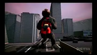 Inflation elastigirl balloon 