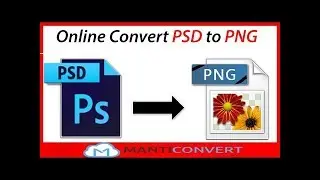 How to convert PSD to PNG format.