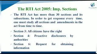 Lecture 33-Right to Information Act-2005 (Part-3) BY PAYAL N. VAJA