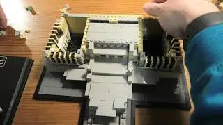 Building Lego Architecture Imperial Hotel Tokyo Japan SET 21017 PART 3 4K