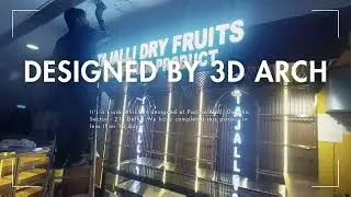 Tajalli Dry Fruits Kiosk designed by 3D Arch at Pacific Mall, Dwarka Sector - 21, Delhi