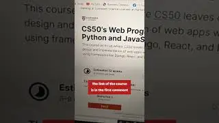 learn web development with Harvard for Free l