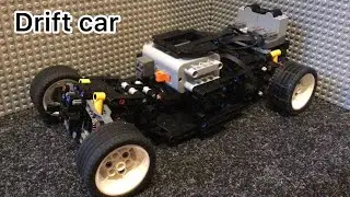 Я ДОСОБРАЛ ДРИФТ КАР!!! ОН ЖЁСТКО ВАЛИТ БОКОМ!!! (LEGO technic MOC)