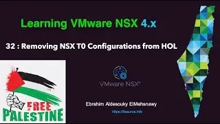 32 Removing NSX T0 Configurations from HOL