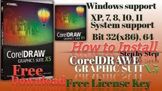 How to Install ? Corel graphics suite Draw X5 | All Windows supported | System Support bit 32 or 64