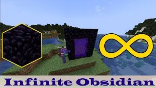 Minecraft obsidian duplication | completely vanilla | no downloads | tutorial