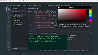 Cara Mengubah Warna Tulisan Terminal Visual Studio Code
