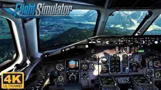 (4K) Microsoft Flight Simulator 2020 *MADDOG MD-82* Scenic Landing At Short Runway