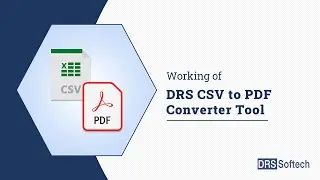 How to Convert CSV File to PDF - CSV to PDF Online | DRS CSV to PDF Converter