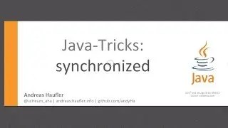 Java #2 - synchronized keyword