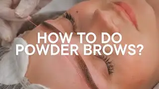 How To Do Powder Brows For Begginers