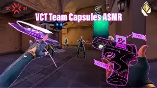 VCT TEAM CAPSULE ASMR || PRX TEAM CAPSULE || !GIVEAWAY 