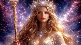 Cosmic Goddess & Beautiful Fantasy Universe / 4K Cinematic Space Travel
